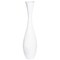 Uniquewise 43 Inch Tall White Modern Fiberglass Narrow Trumpet Floor Vase QI003694L - alternate 4